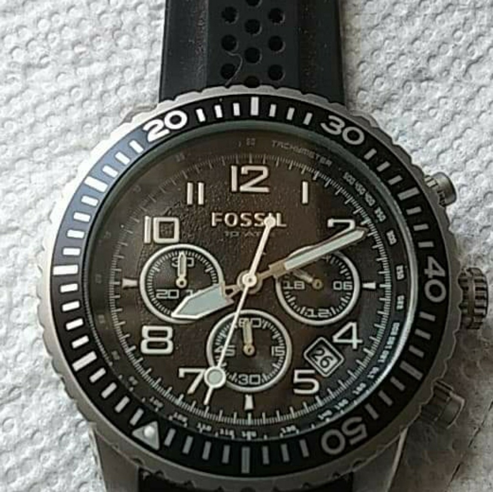 Fossil Men's Watch - diver watch 10 atm
